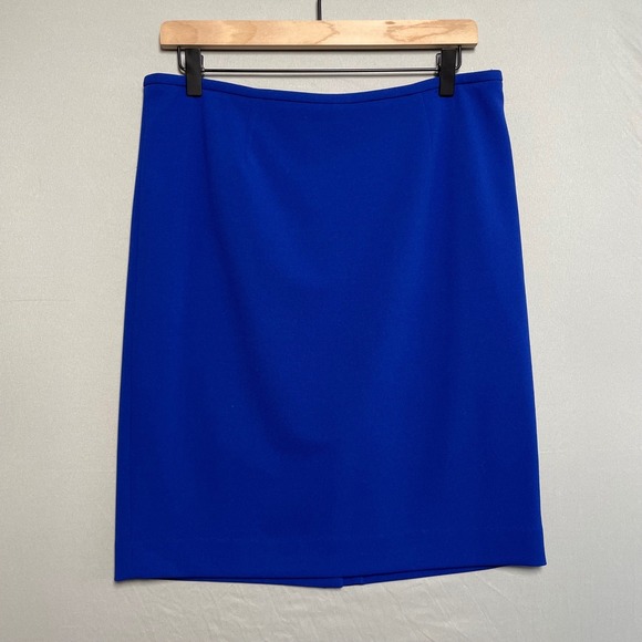 Calvin Klein Dresses & Skirts - Calvin Klein Women Royal Blue Knee Length Pencil Skirt Size 10 Petite
